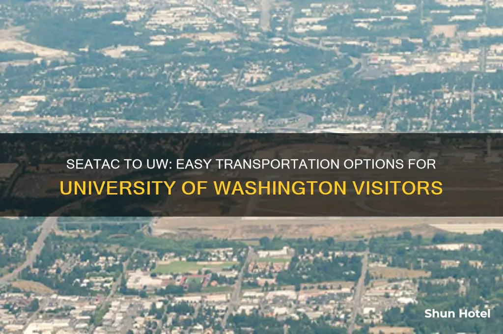 how to get from seatac airport to university of washington