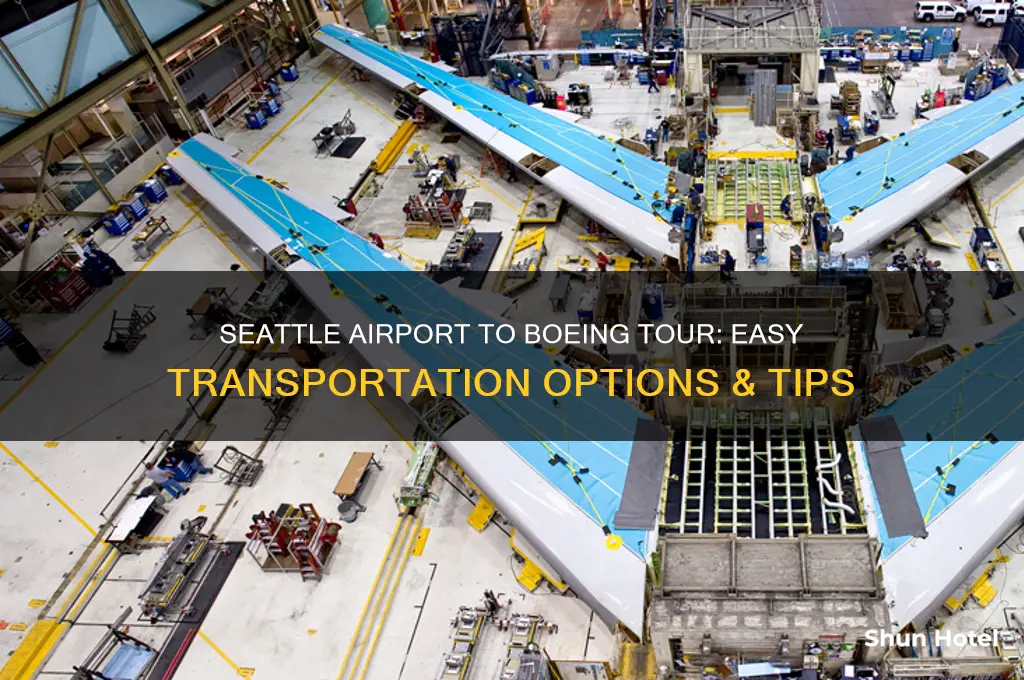 how to get from seattle airport to boeing tour
