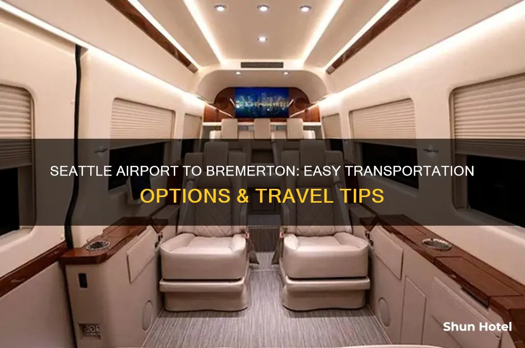 how to get from seattle airport to bremerton