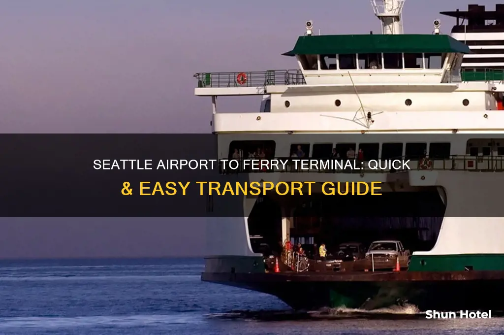 how to get from seattle airport to ferry terminal