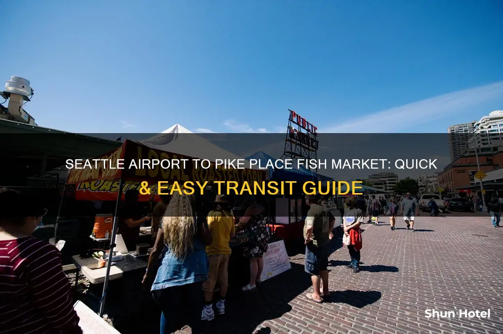 how to get from seattle airport to fish market