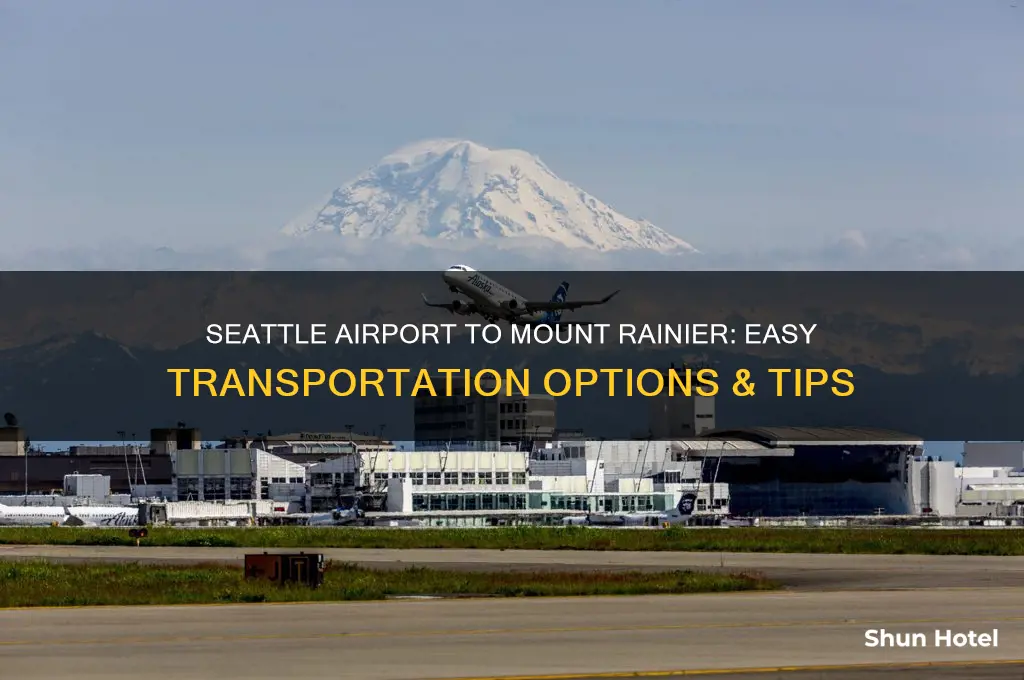 how to get from seattle airport to mount rainier