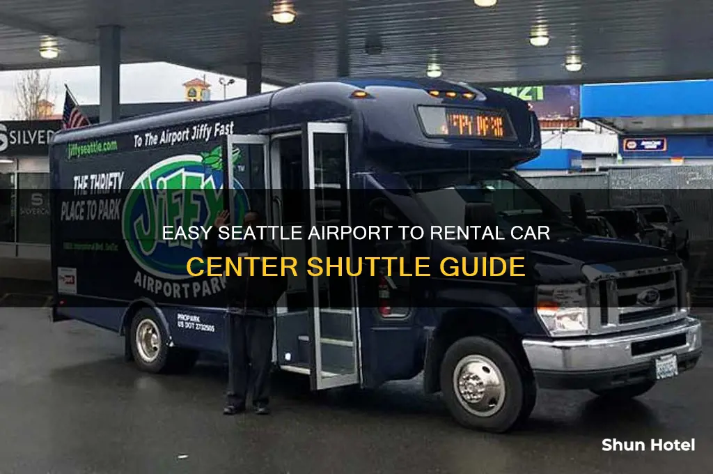 how to get from seattle airport to rental car center