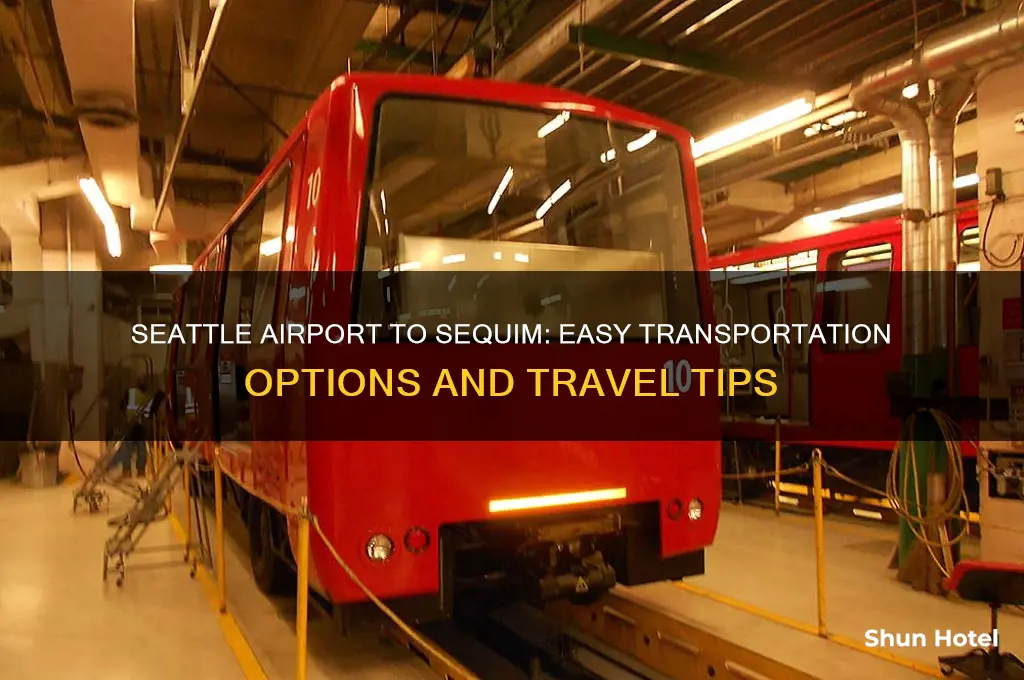 how to get from seattle airport to sequim