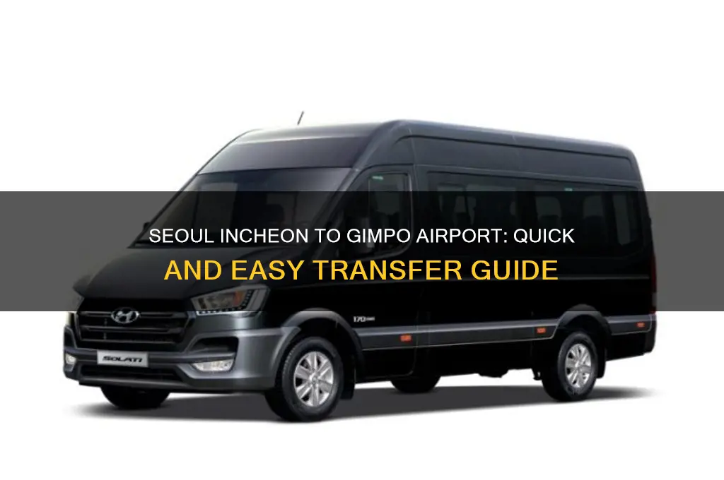 how to get from seoul incheon airport to gimpo airport