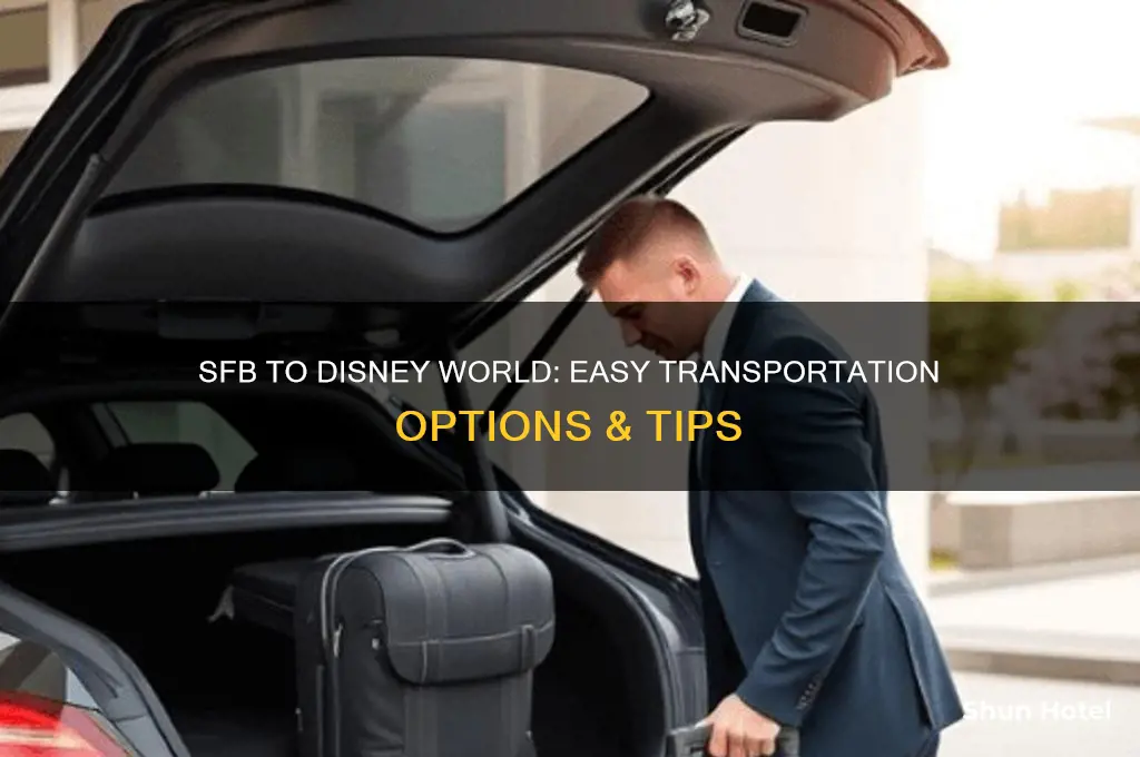 how to get from sfb airport to disney world