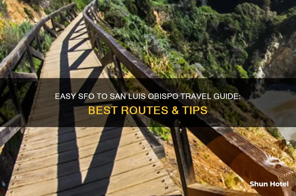 how to get from sfo airport to san luis obispo