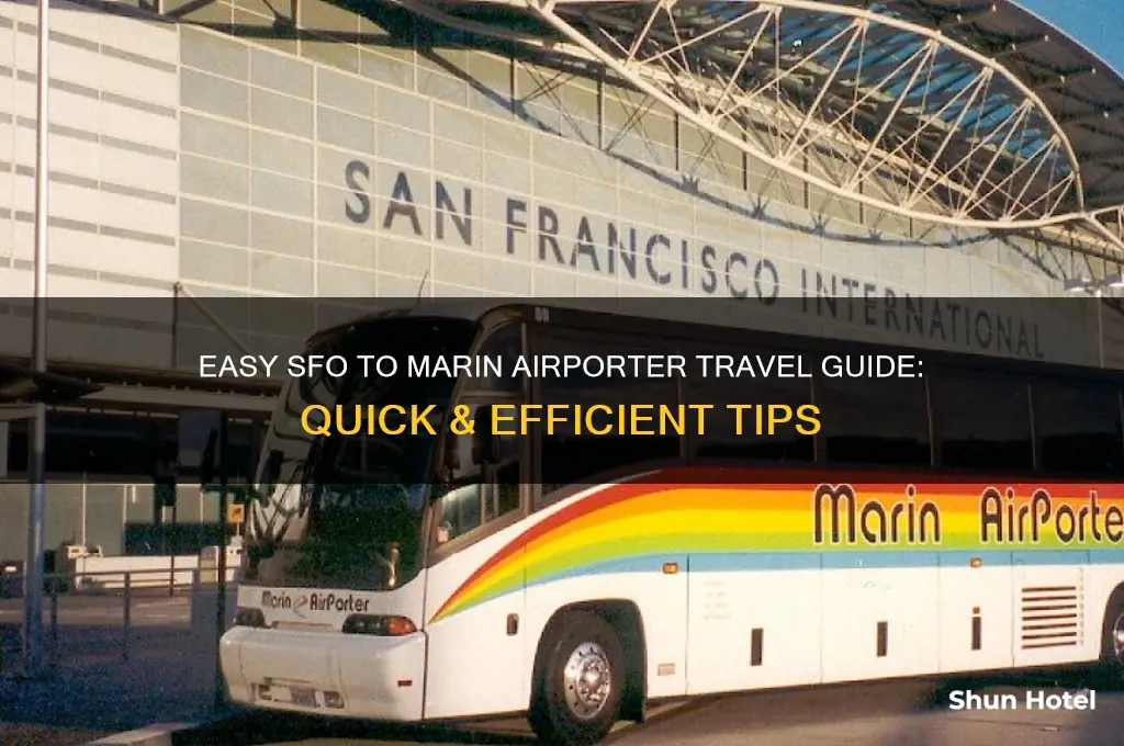 how to get from sfo to marin airporter
