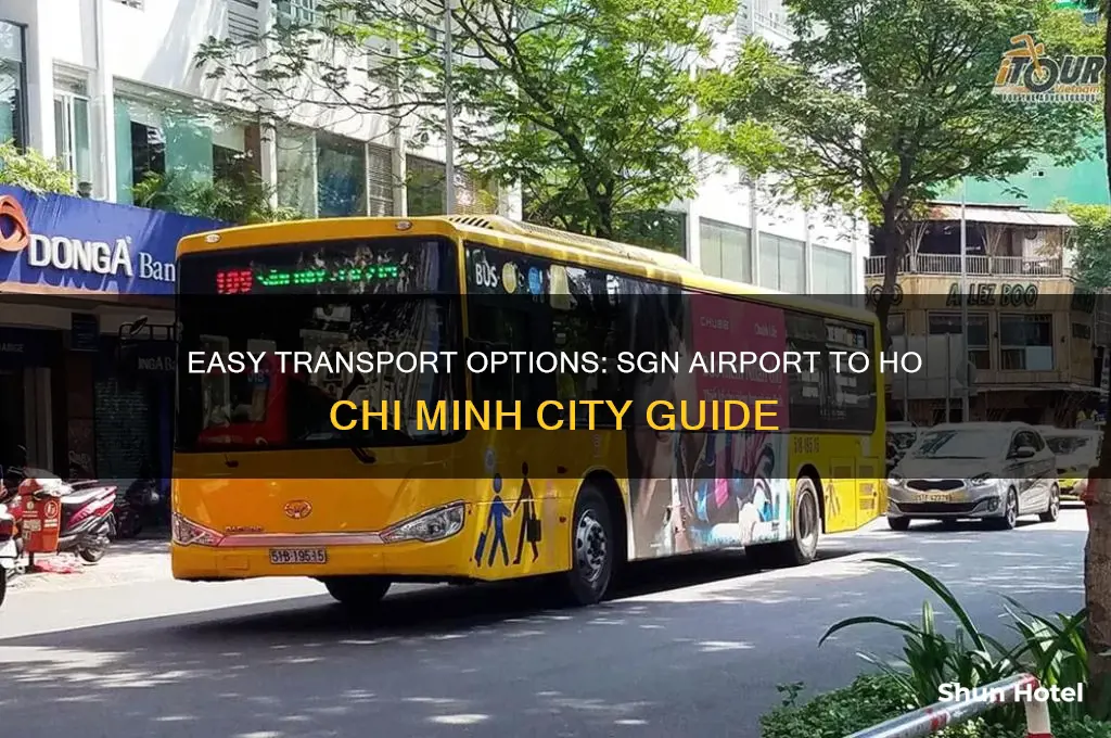 how to get from sgn airport to city