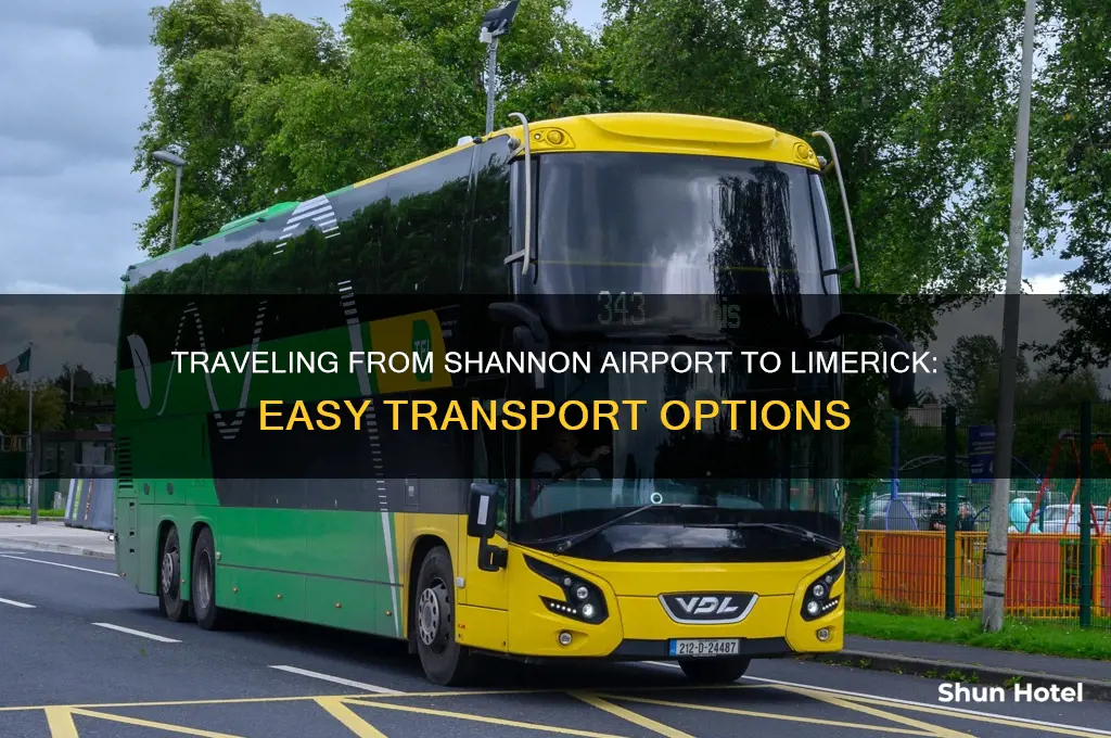 how to get from shannon airport to limerick