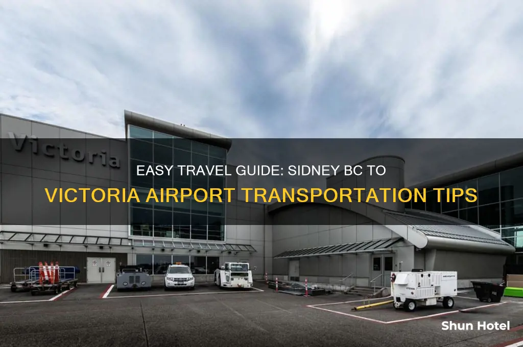 how to get from sidney bc to the airport