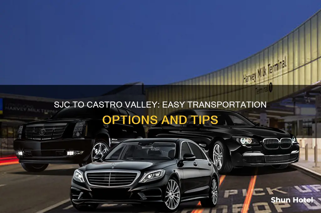 how to get from sjc airport to castro valley