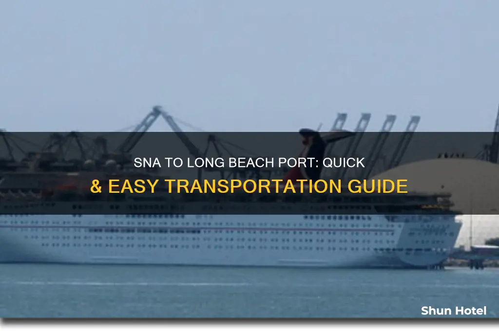 how to get from sna airport to long beach port