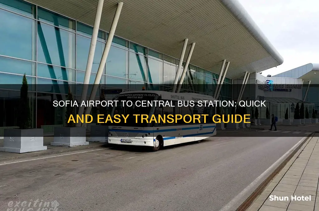 how to get from sofia airport to central bus station