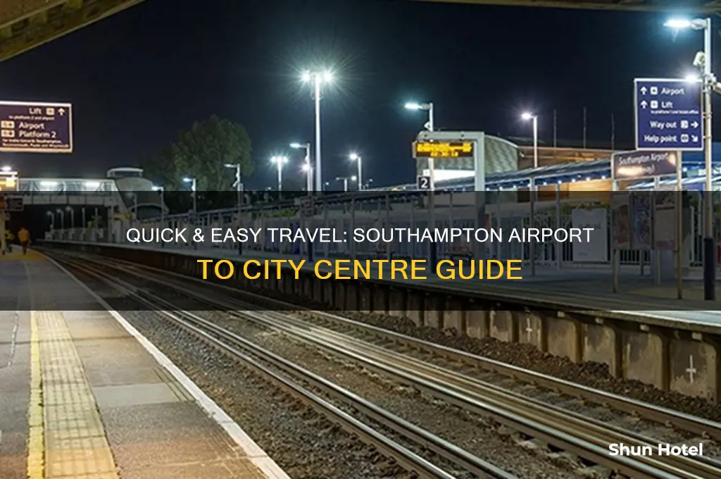 how to get from southampton airport to city centre