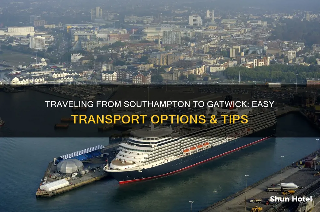 how to get from southampton to gatwick airport