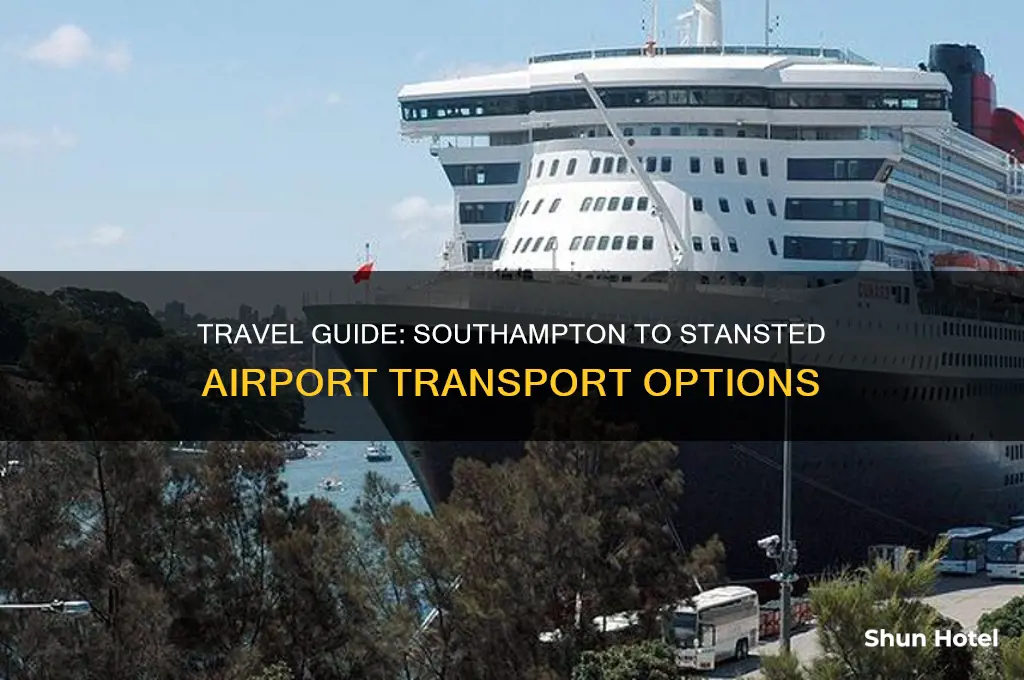 how to get from southampton to stansted airport