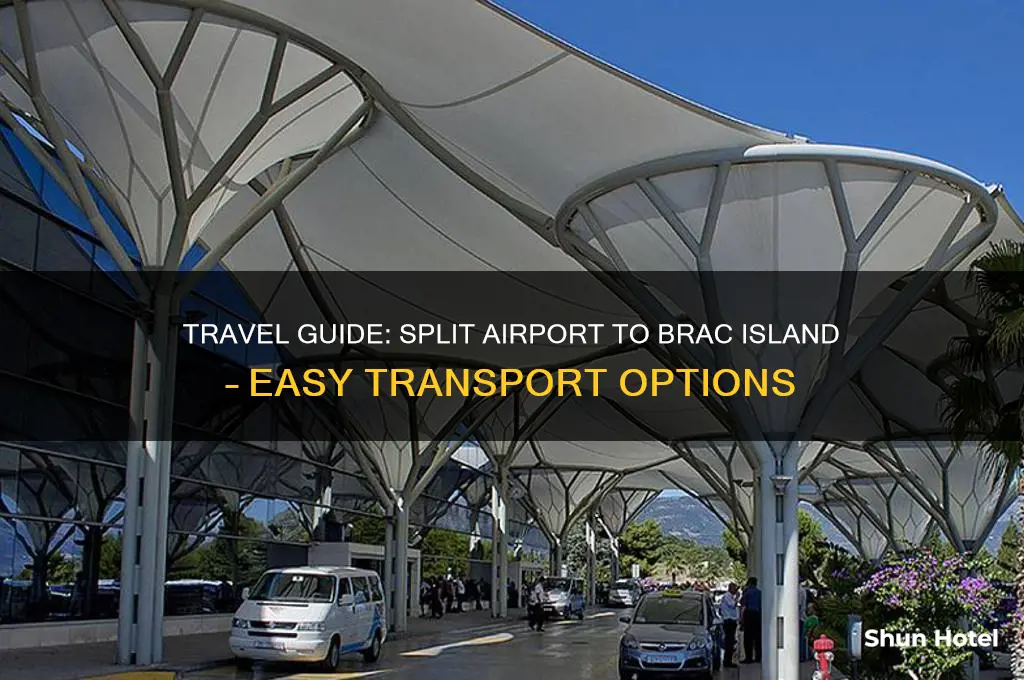 how to get from split airport to brac