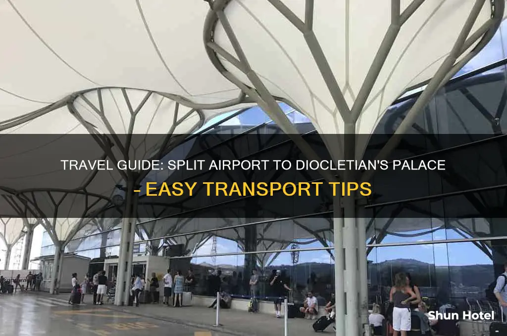 how to get from split airport to diocletian