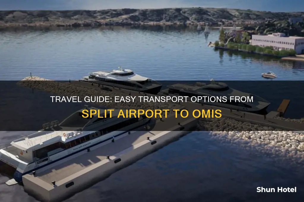 how to get from split airport to omis