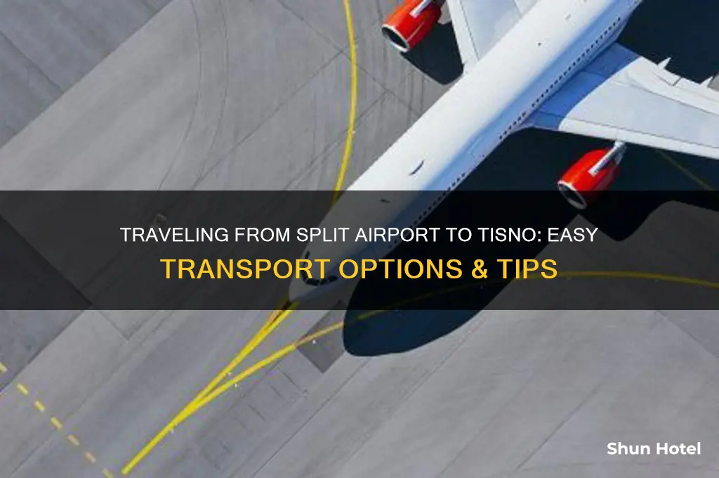 how to get from split airport to tisno