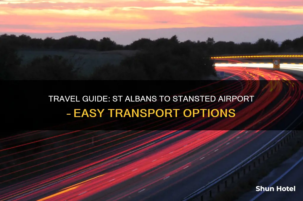 how to get from st albans to stansted airport