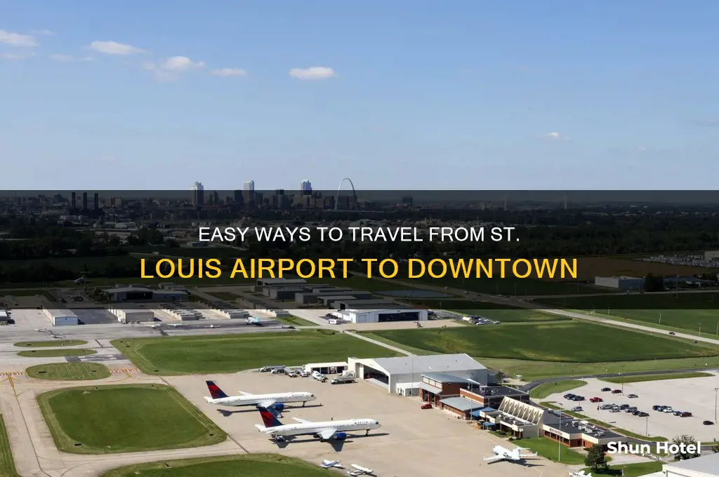 how to get from st louis airport to downtown