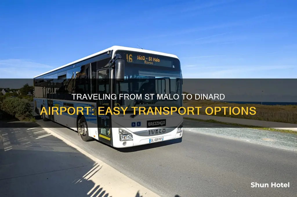 how to get from st malo to dinard airport