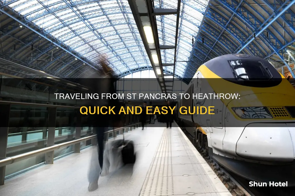how to get from st pancras international to heathrow airport