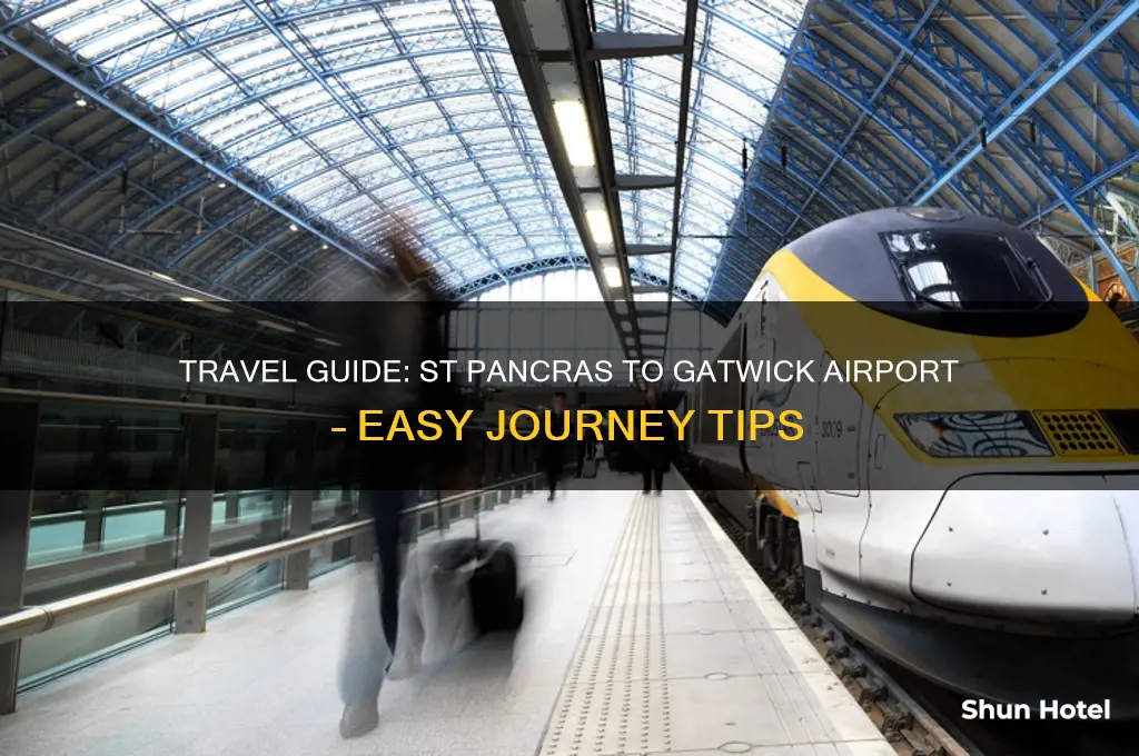how to get from st pancras station to gatwick airport