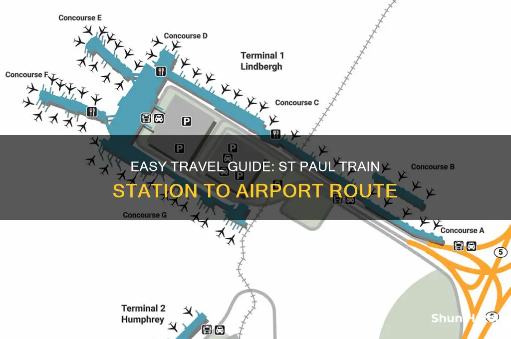 how to get from st paul train station to airport