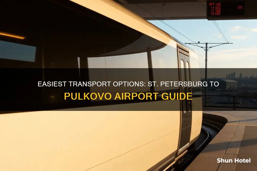 how to get from st petersburg to pulkovo airport