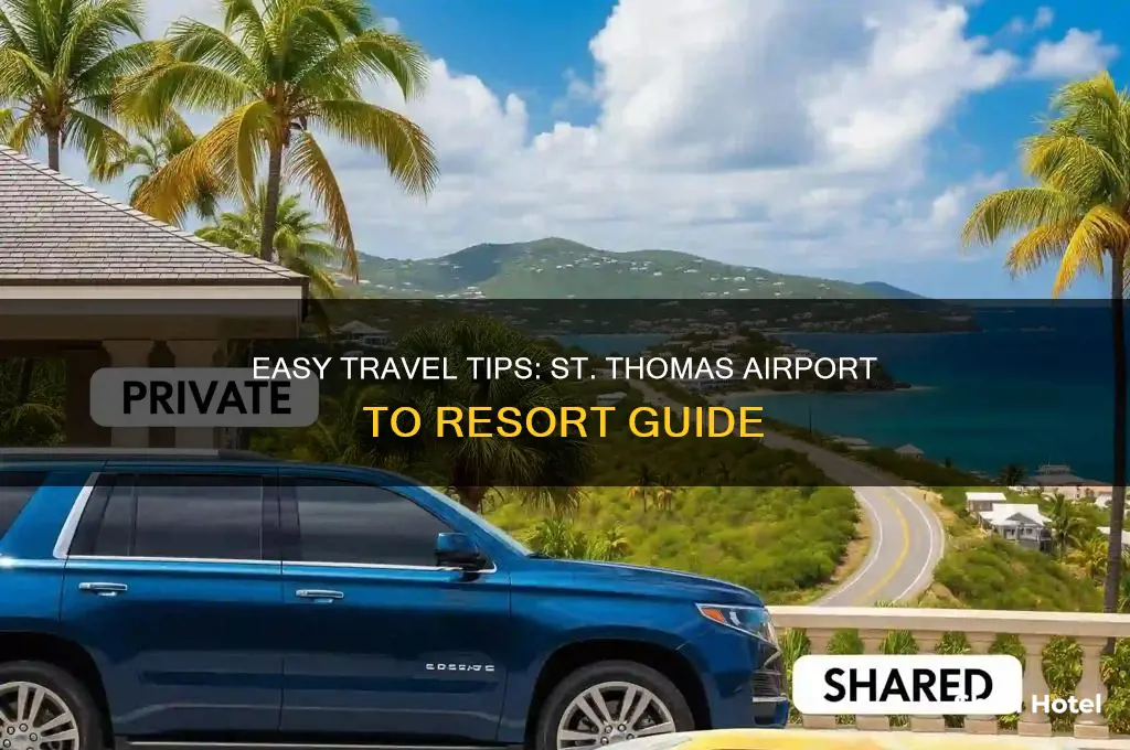 how to get from st thomas airport to resort