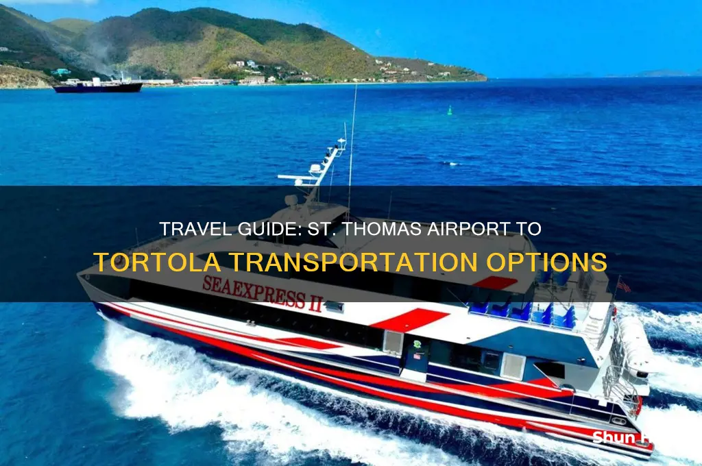 how to get from st thomas airport to tortola