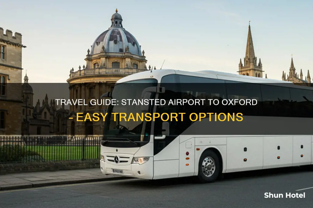 how to get from standsted airport to oxford