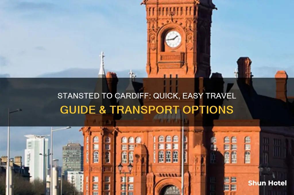 how to get from stansted airport to cardiff