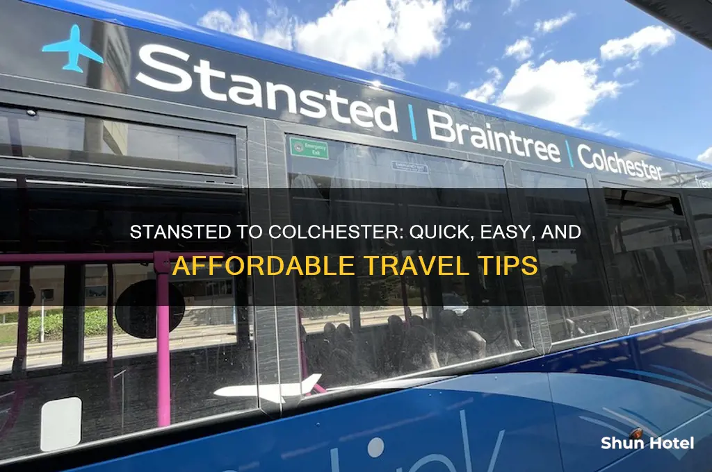 how to get from stansted airport to colchester