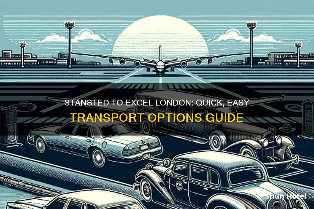 how to get from stansted airport to excel london