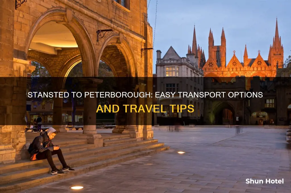 how to get from stansted airport to peterborough