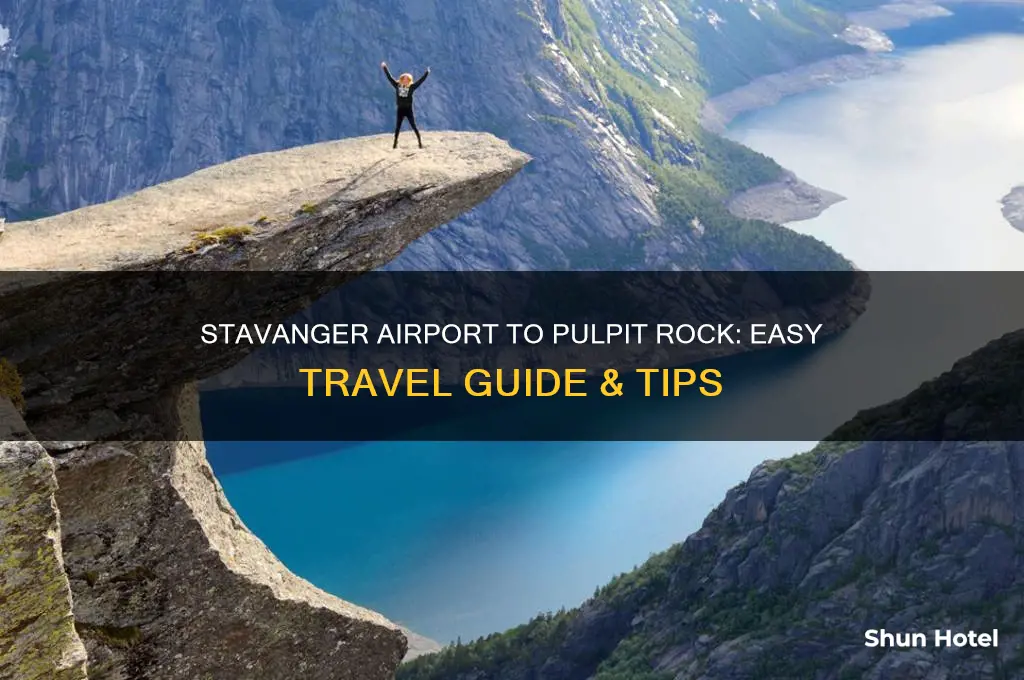 how to get from stavanger airport to pulpit rock