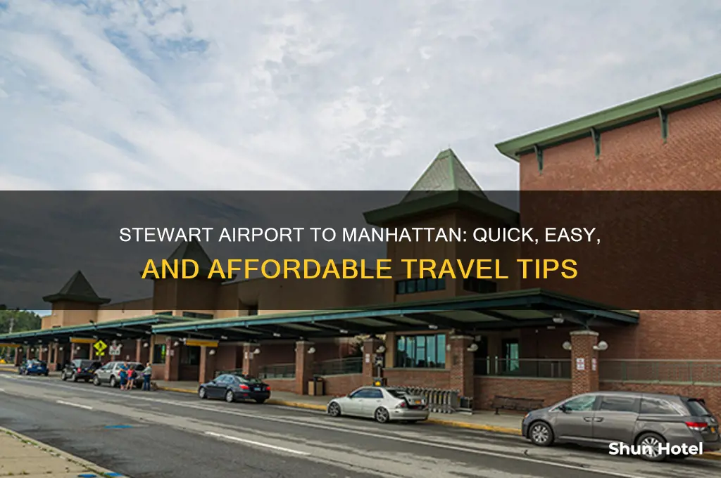 how to get from stewart airport to manhattan