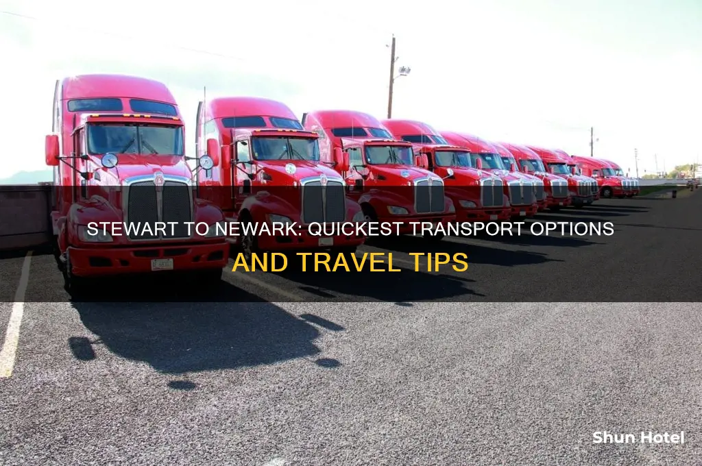 how to get from stewart airport to newark airport
