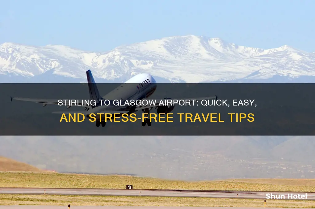 how to get from stirling to glasgow airport