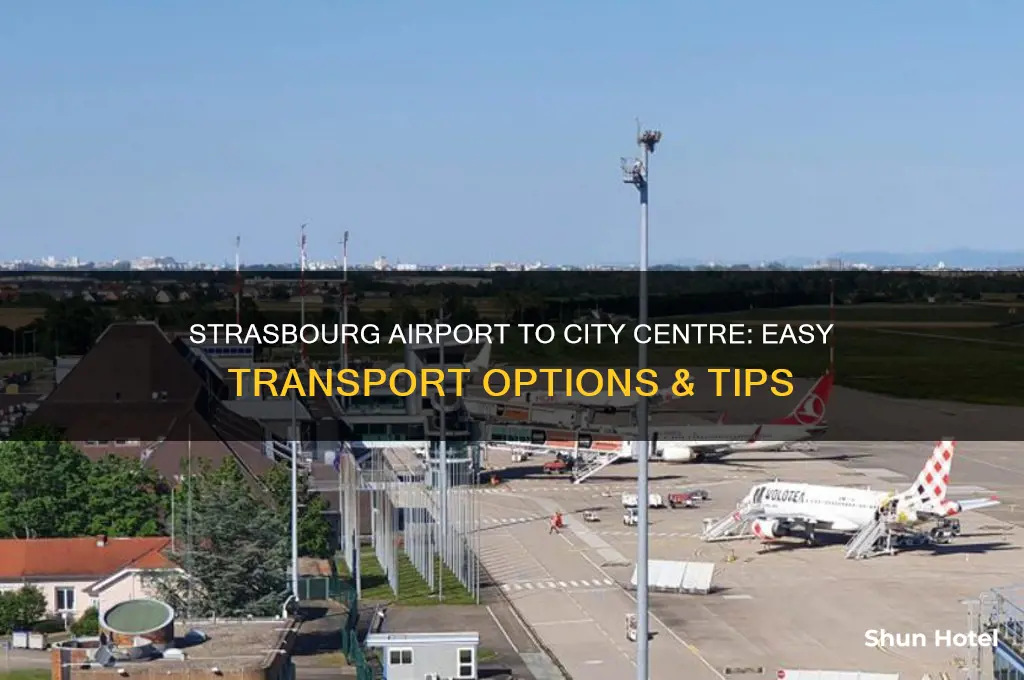 how to get from strasbourg airport to city centre