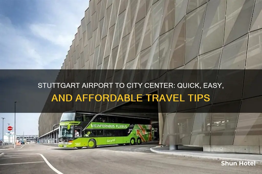 how to get from stuttgart airport to city center