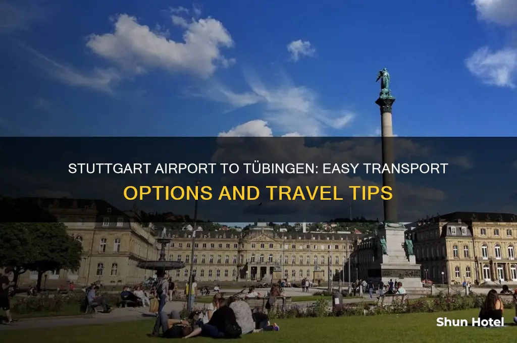 how to get from stuttgart airport to tuebingen