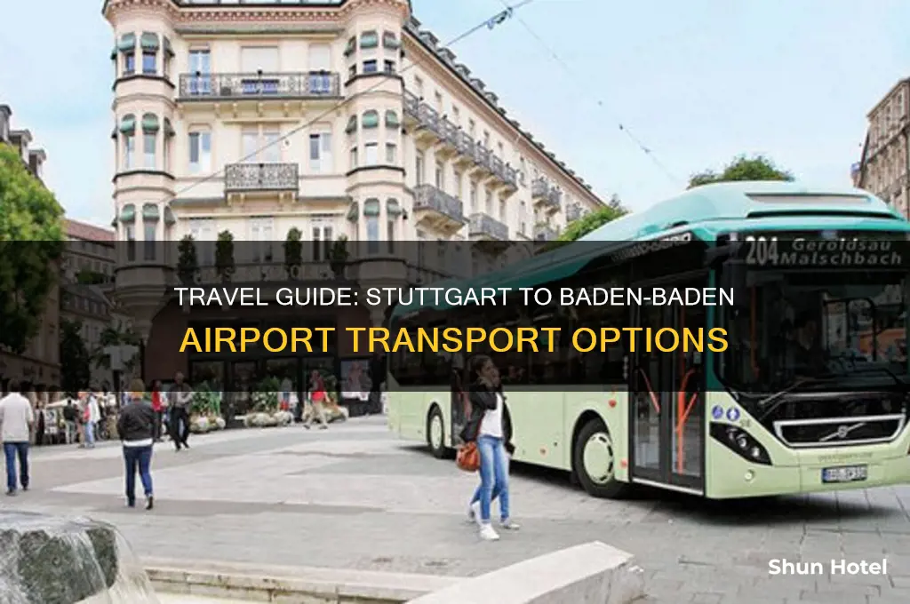 how to get from stuttgart to baden baden airport
