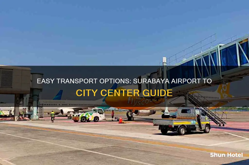 how to get from surabaya airport to city