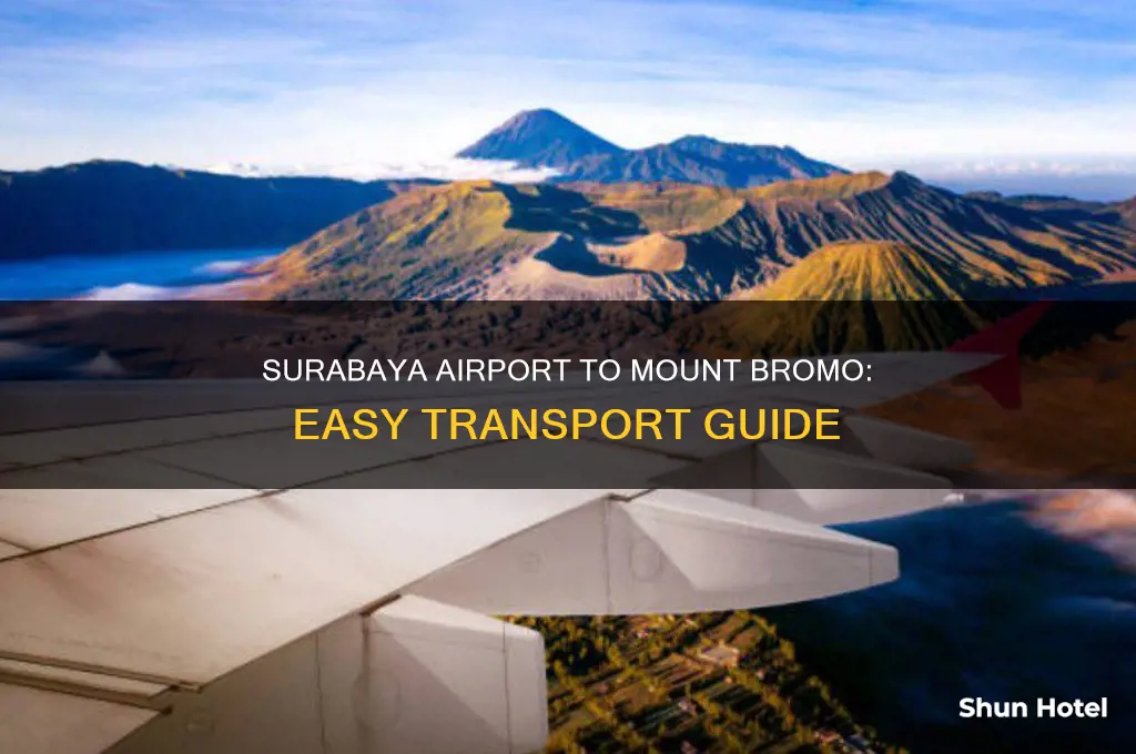 how to get from surabaya airport to mount bromo