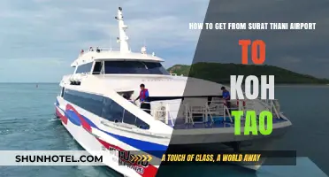 Surat Thani Airport to Koh Tao: Your Ultimate Travel Guide